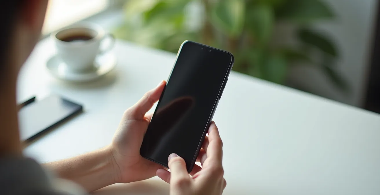 Digitale Überprüfung eines Reisesicherungsscheins auf Smartphone