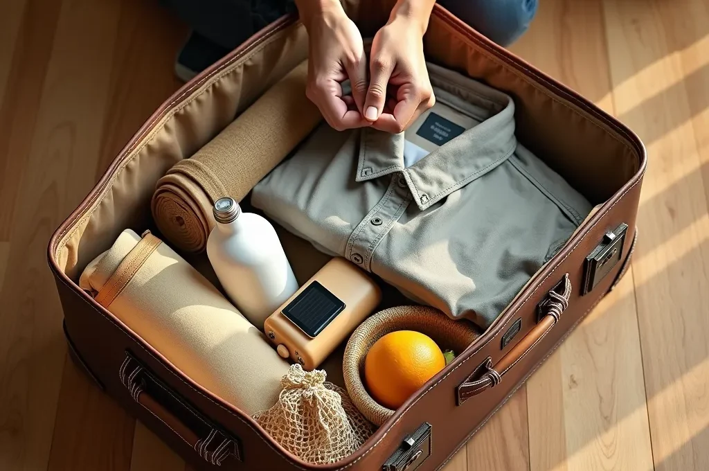 Minimalistisches und nachhaltiges Reisegepäck aus umweltfreundlichen Materialien