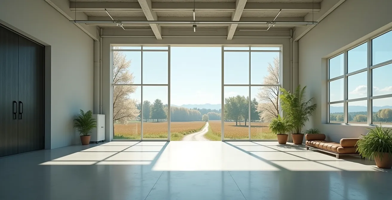 Minimalistische Komposition zeigt Übergang von technischer Perfektion zu transparenter Geschichte